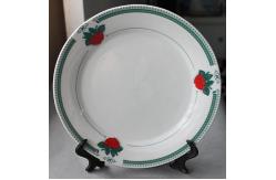 China Sublimation 8" Green Border Strawberry plate supplier