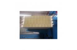 China Grade A Rockwool Sandwich Panel Roofing Sheets With Polyurethane Sealing Fireproof supplier