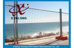 China Portable Chain Link Fence , Temporary Wire Fencing Metal Iron Material supplier