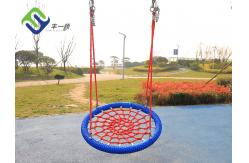 China 100cm Nest Outdoor Spider Web Swing Round Swing Customized For Playground supplier