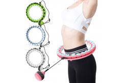 China Thin Waist Detachable Smart Hula Hoop , Smart Weight Loss Hula Hoop With Ball supplier