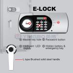 150 Kg Document Safe Box Fireproof Electronic Digital Lock Key Home Protection