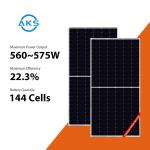 560W 565W Canadian Solar Panel 570W 575W Half Cut Monocrystalline Solar Panel for sale
