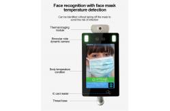 China Custom Walk Through Thermometer 8 Inch IPS LCD Screen Kids AI Face Recognition supplier