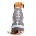 Bowknot Gray Pet Sweater Big Dog Pet Clothes Autumn And Winter Dog Teddy  Clothes for sale