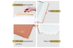 China 2023-2023 Academic Planner Pink Vertical Page Layout With Quick Serach Functions supplier