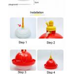 Chicken Automatic Waterer Drinker Plasson Bell Drinker Goose Duck Chicken Drinker for sale