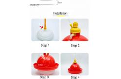 China Chicken Automatic Waterer Drinker Plasson Bell Drinker Goose Duck Chicken Drinker supplier