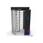 High Security Full Height Turnstile Gates With RFID Card QR Code for sale