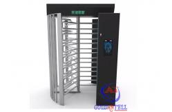 China High Security Full Height Turnstile Gates With RFID Card QR Code supplier