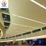Slat False Aluminium Honeycomb Board For Office Wood Grain Drop Ceiling Tiles 0.8mm for sale