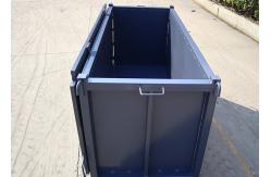 China 2T Waterproof Extended Steel Foldable Pallet Box For Industrial Transport supplier