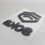 3D Numbers Letter Name Silicone Heat Transfer Logo Custom Eco Friendly