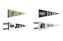 China Advertising 150D Polyester Felt Pennant Banner Sublimation Printing supplier