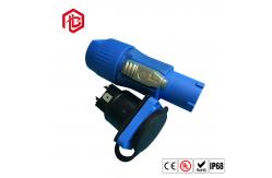 China LED Display Panel Mount  IP67 IP68  RJ45 Waterproof Connector supplier