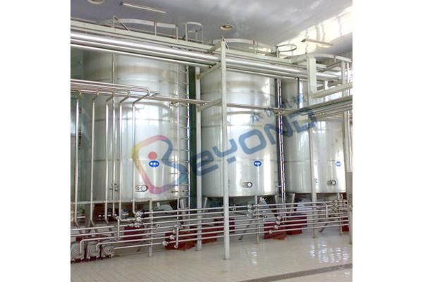 Single Layer Sus316L Milk  Stainless Steel Mixing Tank With Agitator