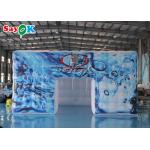 Fully Printed Inflatable LED Cube Tent Square For Party Events