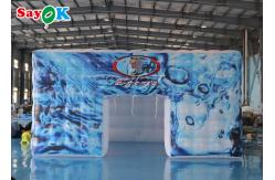 China Fully Printed Inflatable LED Cube Tent Square For Party Events supplier