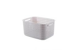 China Eco Friendly Small Rectangular Plastic Baskets Stationery Organiser supplier