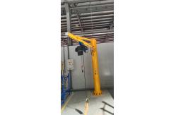 China Free Standing Manual Jib Crane Slewing Jib 500kg With Electric Hoist supplier