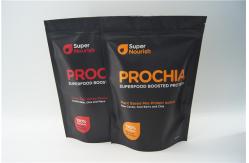 China Matt Printed aluminum whey protein powder bag/aluminum foil stand up zipper pouches supplier