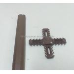 Black / White / Brown Windows Georgian Bar 8*18 Croos Connector For Glass Panes Decoration for sale