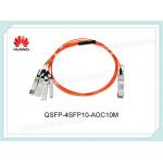 QSFP-4SFP10-AOC10M Huawei Optical Transceiver QSFP+ 40G 850nm 10m AOC Connect To Four SFP+ for sale
