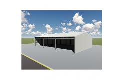 China Weather Resistant Steel Structure Farm Shed , Industrial Custom Steel Frame Barn supplier