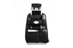 China Multi Pocket Durable Foldable Car Trunk Organizer Leather Material Easy Clean supplier