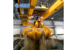 China 20tons QZ model Double Beam  Overhead Crane with Grab with Cab Control supplier