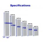 60W Outdoor Column Speaker IP44 Upright Speaker Aluminium Shell for sale