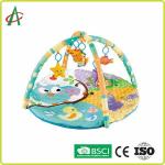 100% Polyester Washable Portable Baby Activity Play Gym Mat Infant Toddlers for sale