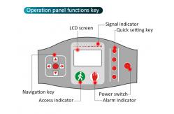 China Outdoor Walk Through Security Metal Detector Gate Light Weight ABS Material supplier