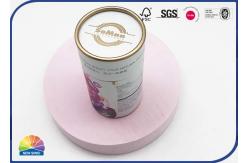 China 4C Print Round Paper Packaging Tube Embossing Inner Eco Friendly supplier