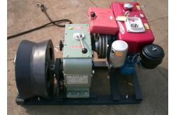 China Reversing Cable Winch Puller With Water Cooled Diesel Engine In Line Construction supplier