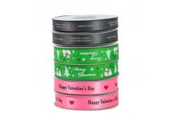 China Custom Thermal Transfer Print Polyester Personalised Grosgrain Ribbon 3 supplier
