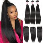 8A Grade 100 Unprocessed Malaysian Straight Hair Bundles For Ladys for sale
