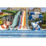 OEM Backyard Fiberglass Big Water Slides for Outdoor Kids Playground for sale