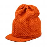 Wool Merino Winter Beanie Hats With Visor Custom for sale