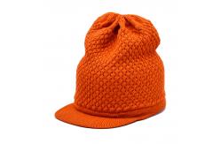 China Wool Merino Winter Beanie Hats With Visor Custom supplier