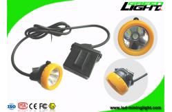 China CREE LED Mining Hard Hat Led Lights 10000Lux With Low Power Warning Function supplier