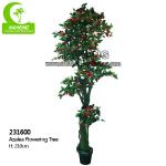 Anti UV Plastic 7ft Artificial Palm Tree , Artificial Azalea Tree For Space Decor for sale