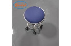 China Anti Corrosion Ergonomic Lab Stool With Wheels Multipurpose Durable supplier