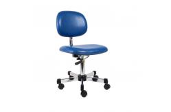 China Adjustable Saddle Polyurethane Foam Lab ESD Work Chair Backrest Swivel supplier