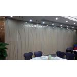 Soundproof Sliding Folding Floor To Ceiling Movable Wall Partition For Restaurant for sale