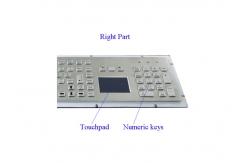 China 20mA Rugged Industrial Keyboard Powder Coated 103 Keys With Full Keys supplier