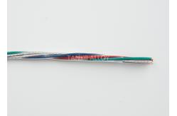 China Extension Insulated Thermocouple Cable Solid Shape For Temperature Measurement supplier