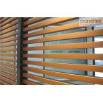 Interior / Exterior Ceramic Wall Cladding , Decorative Terracotta Baguette Louver for sale