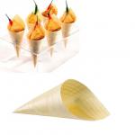 Portable Nontoxic Biodegradable Pine Wood Cone Disposable For Restaurant for sale