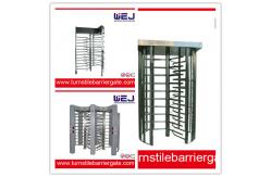 China Optical Full Height Turnstile Entrance Gate Security Systems With 3kg Driving Force supplier